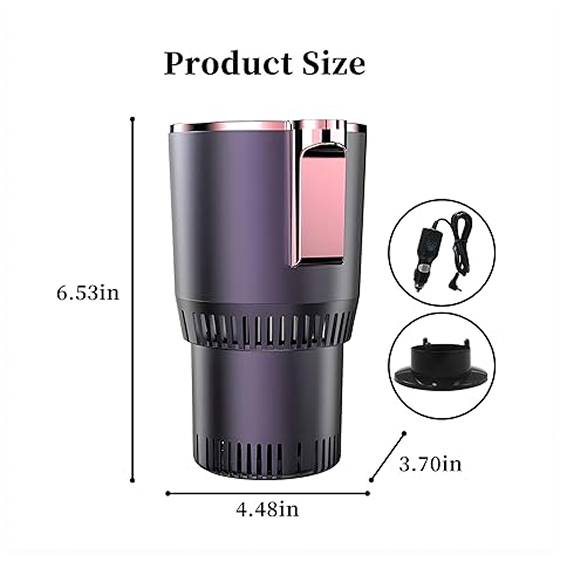 Porte Gobelet intelligent chauffant et réfrigérant – Image 3