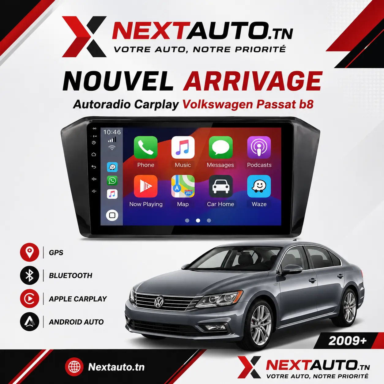 Autoradio Android Volkswagen Passat B8