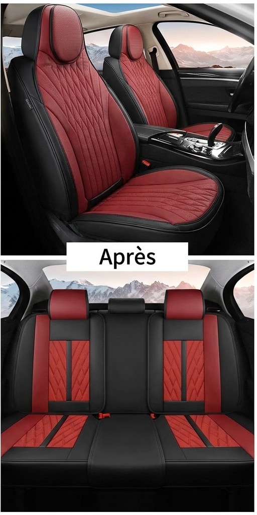 Siège équipé de la housse HSLUXPRO