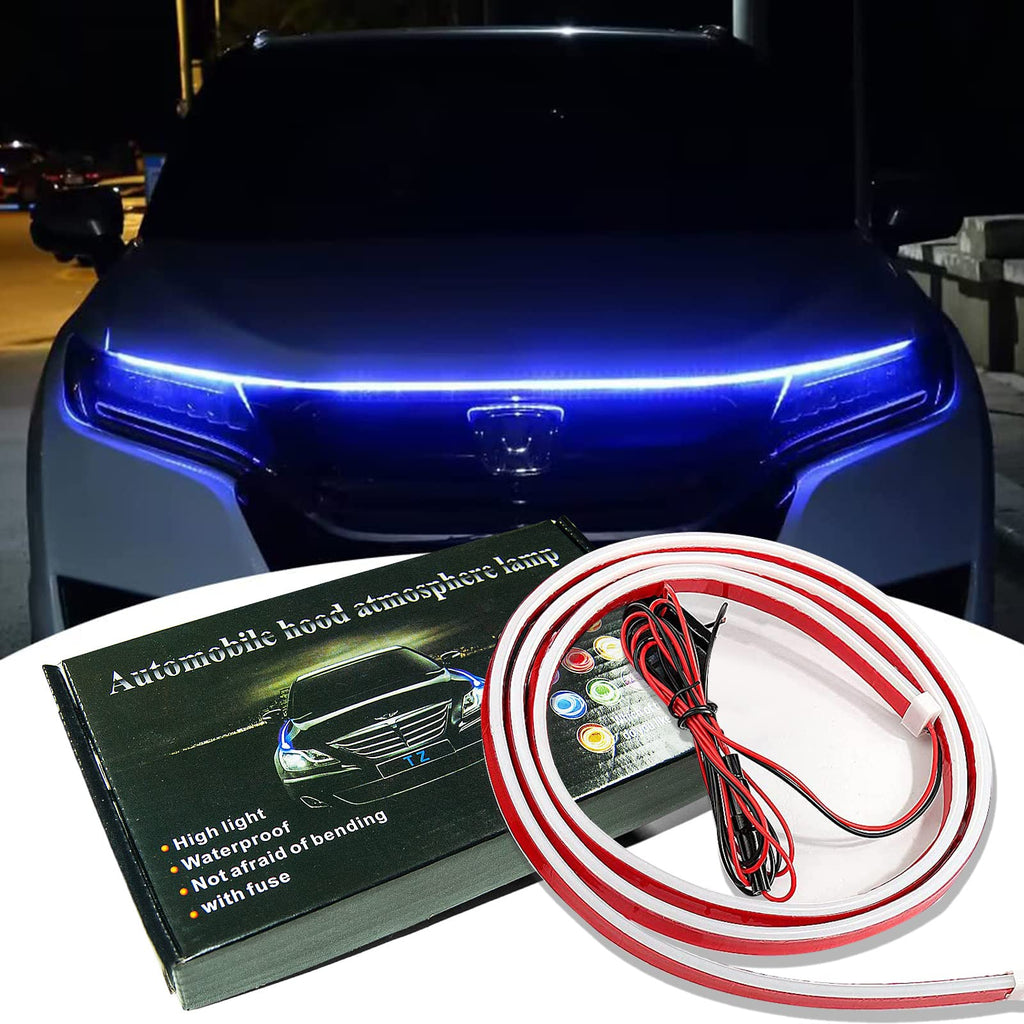 Bande Lumineuse LED pour Extérieur de Voiture,Bande LED Dynamique Flexible  pour Capot de Voiture,Utilisée dans les voitures, SUV - Cdiscount Maison