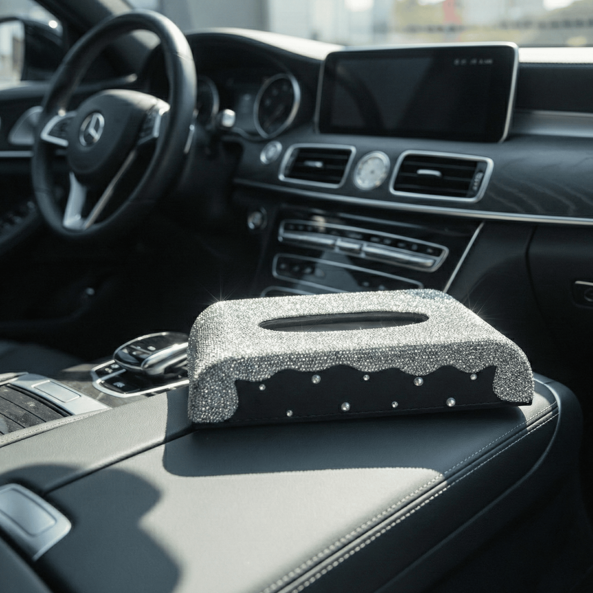 Boîte à Mouchoirs Pailletée – Image 2