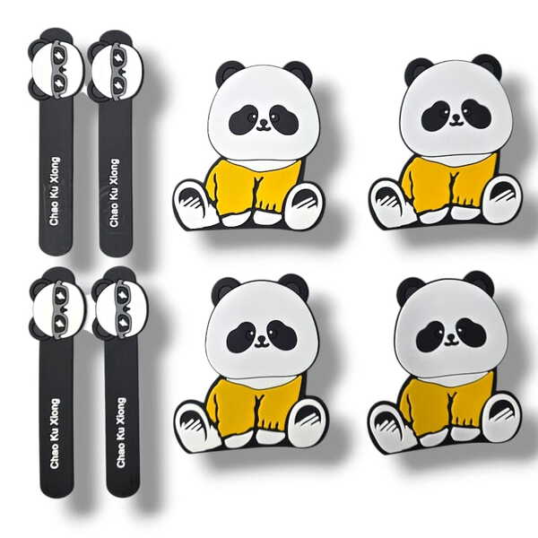 Kit de Protection cute panda pour Poignées de Porte de Voiture