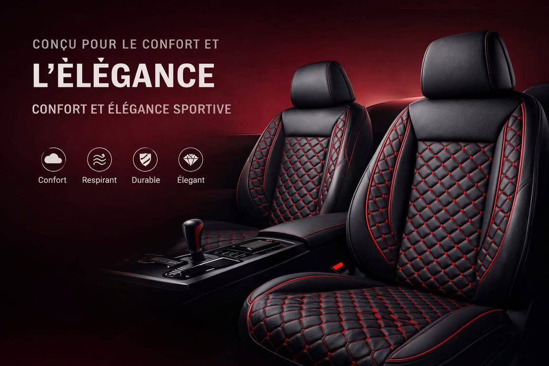 Housse de Siège Next Auto – Semi-Cuir Confort pour Voitures 4 et 5 Places – Image 3