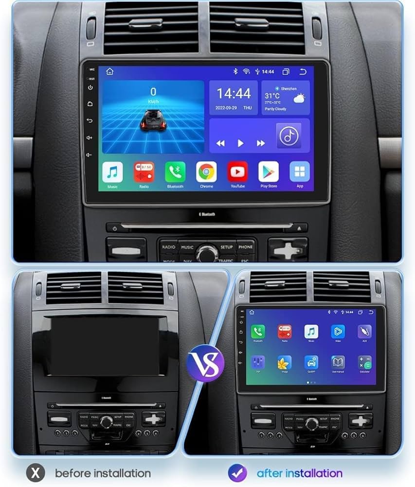 Post Android Peugeot 407