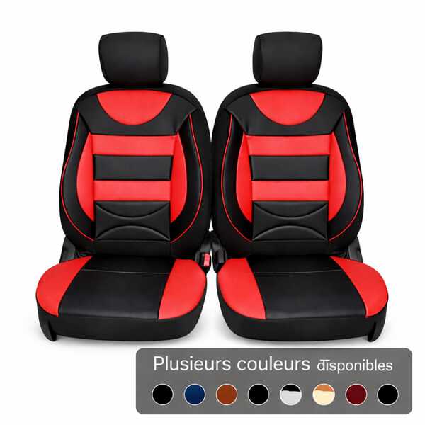 Housses de Siège Auto Universelles Standard – Pack 4 ou 5 Places  – Look Sportif