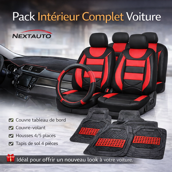 Pack Intérieur Complet Voiture – Next Auto | Protection & Style pour Votre Habitacle