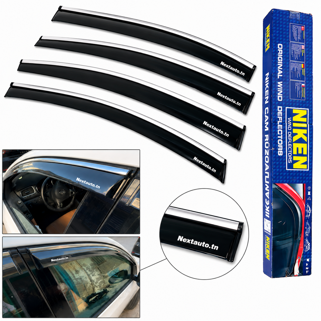 Déflecteur d’air sur mesure Niken
