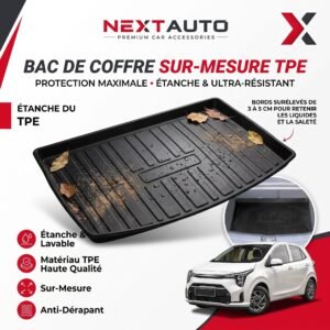 Tapis de coffre TPE sur mesure – Protection Premium TPE | Next Auto Tunisie