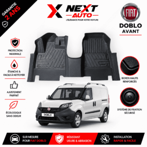 Tapis 9D Sur Mesure pour Voiture doblo commercial – Protection Premium | Next Auto Tunisie