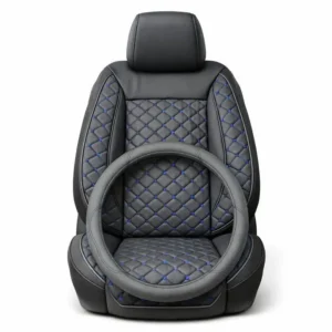 Pack Housse de Siège Next Auto – Semi-Cuir Confort pour Voitures 4 et 5 Places avec couvre volant