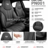 Panda Premium : L'Excellence du Confort et de la Protection Auto - Gris 2 places