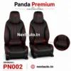Panda Premium : L'Excellence du Confort et de la Protection Auto - Rouge 4/5 places