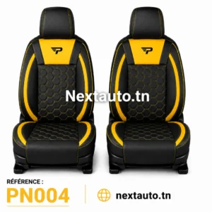 Panda Premium PN004 – Housse de Siège Auto Édition Sport (Jaune & Noir) | Next Auto